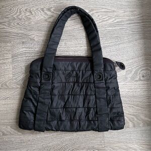 [PZ009] DIESEL Y2K NYLON SHOULDER BAG IN BLACK